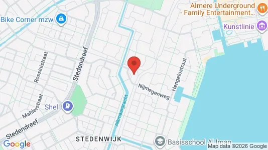 Bedrijfsruimtes for sale i Almere - kort over placeringen