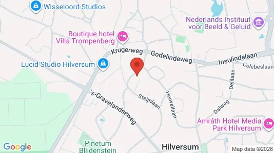 Kantorruimte for rent i Hilversum - kort over placeringen