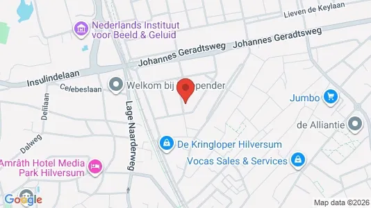 Kantorruimte for rent i Hilversum - kort over placeringen