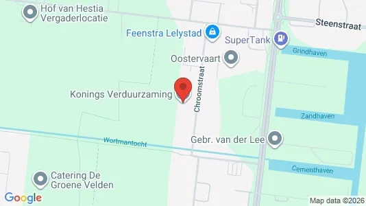Bedrijfsruimtes for rent i Lelystad - kort over placeringen