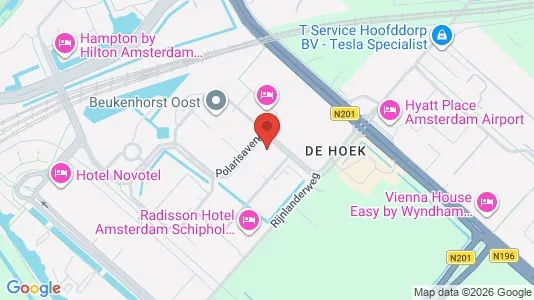 Kantorruimte for rent i Haarlemmermeer - kort over placeringen