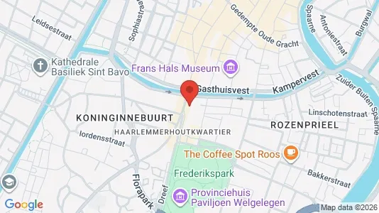 Kantorruimte for rent i Haarlem - kort over placeringen