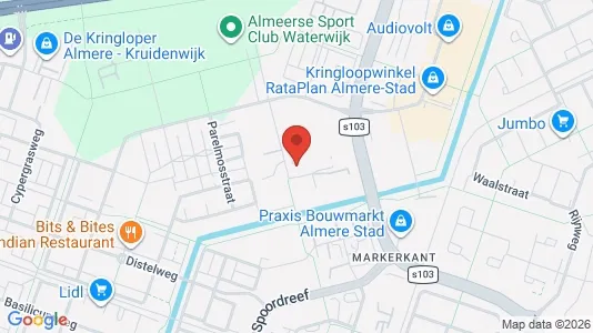 Bedrijfsruimtes for rent i Almere - kort over placeringen