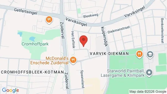 Kantorruimte for rent i Enschede - kort over placeringen