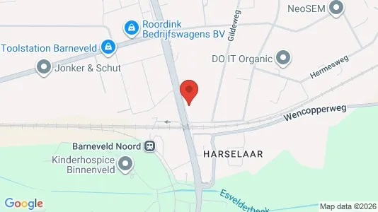 Bedrijfsruimtes for rent i Barneveld - kort over placeringen