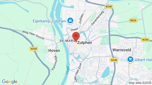 Grond for sale i Zutphen - kort over placeringen