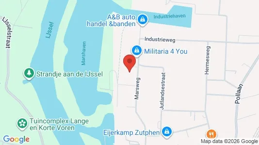 Bedrijfsruimtes for sale i Zutphen - kort over placeringen