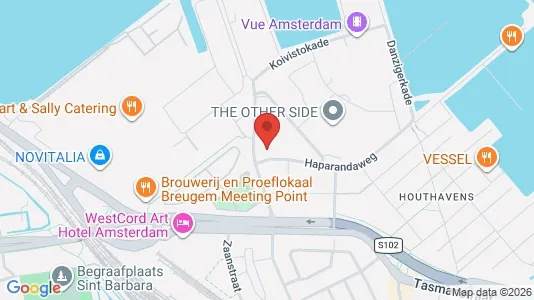 Bedrijfsruimtes for sale i Amsterdam Centrum - kort over placeringen