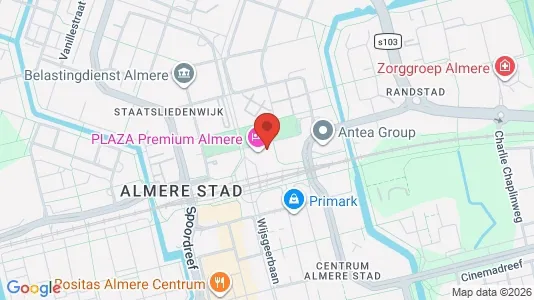 Kantorruimte for rent i Almere - kort over placeringen