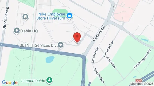 Kantorruimte for rent i Hilversum - kort over placeringen