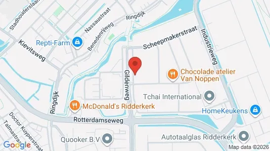 Bedrijfsruimtes for rent i Ridderkerk - kort over placeringen