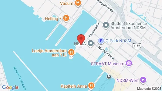 Kantorruimte for rent i Amsterdam Noord - kort over placeringen