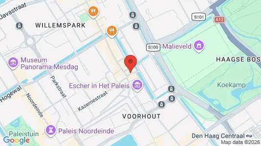 Bedrijfsruimtes for rent i The Hague Centrum - kort over placeringen