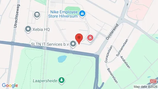Kantorruimte for rent i Hilversum - kort over placeringen