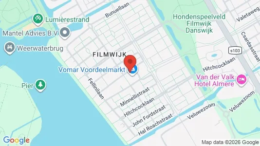 Kantorruimte for rent i Almere - kort over placeringen