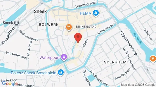 Bedrijfsruimtes for sale i Súdwest-Fryslân - kort over placeringen
