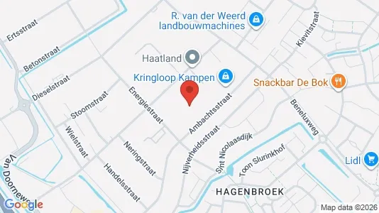 Bedrijfsruimtes for rent i Kampen - kort over placeringen