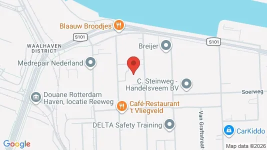 Kantorruimte for rent i Rotterdam Charlois - kort over placeringen