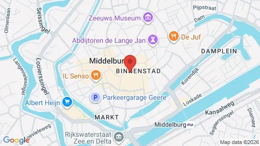 Bedrijfsruimtes for rent i Middelburg - kort over placeringen