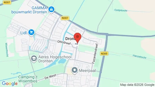 Bedrijfsruimtes for sale i Dronten - kort over placeringen