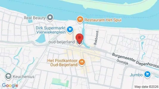 Kantorruimte for rent i Oud-Beijerland - kort over placeringen