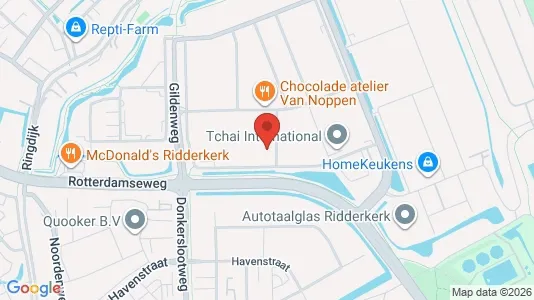 Bedrijfsruimtes for rent i Ridderkerk - kort over placeringen