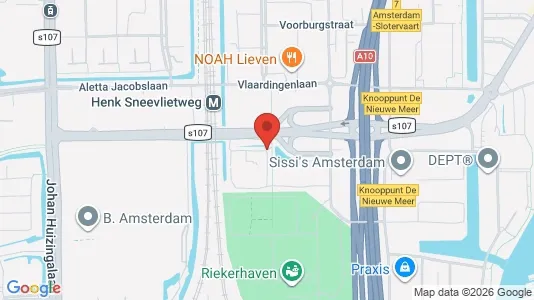 Kantorruimte for rent i Amsterdam Slotervaart - kort over placeringen