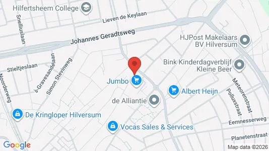 Bedrijfsruimtes for sale i Hilversum - kort over placeringen