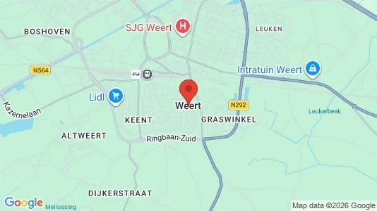 Bedrijfsruimtes for rent i Weert - kort over placeringen
