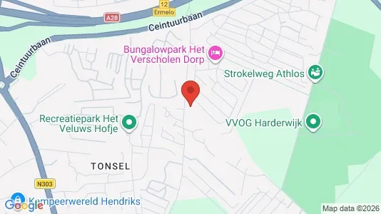 Bedrijfsruimtes for sale i Ermelo - kort over placeringen