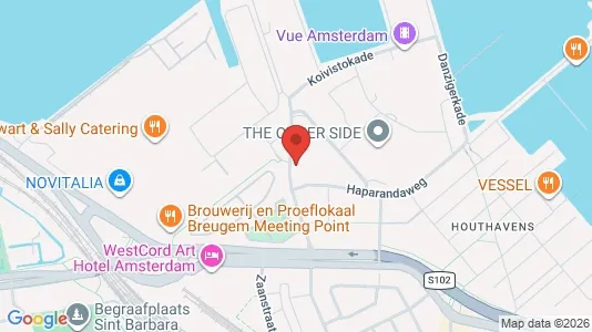 Kantorruimte for rent i Amsterdam Centrum - kort over placeringen