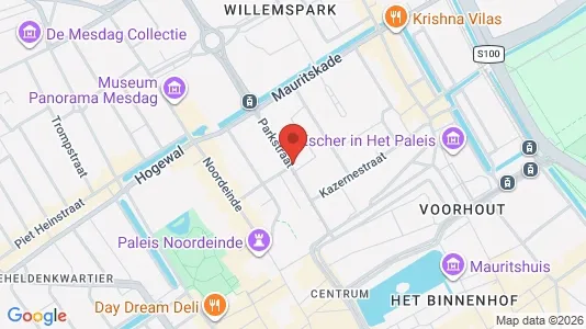 Kantorruimte for rent i The Hague Centrum - kort over placeringen