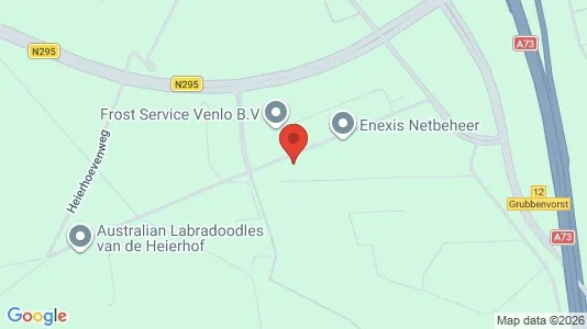 Bedrijfsruimtes for rent i Venlo - kort over placeringen