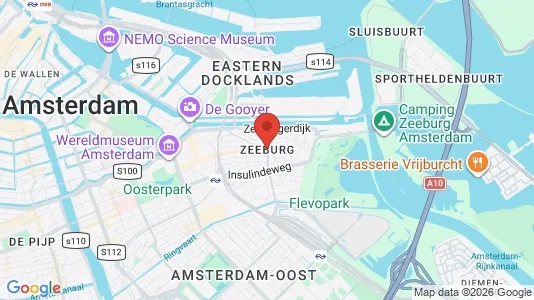 Kantorruimte for rent i Amsterdam Zeeburg - kort over placeringen