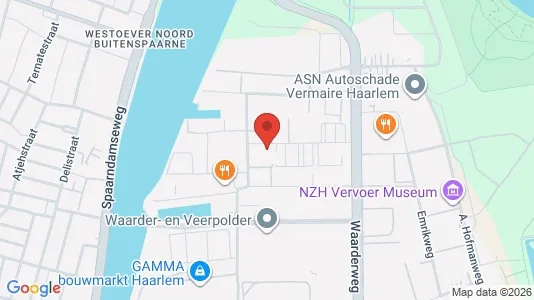 Kantorruimte for rent i Haarlem - kort over placeringen