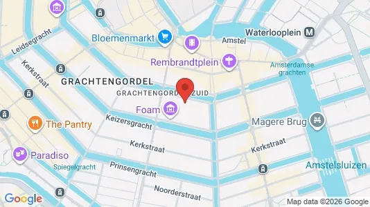 Kantorruimte for rent i Amsterdam Centrum - kort over placeringen
