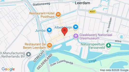 Kantorruimte for rent i Leerdam - kort over placeringen