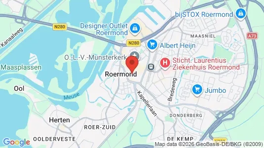 Bedrijfsruimtes for rent i Roermond - kort over placeringen