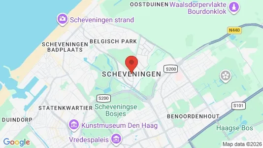 Grond for sale i The Hague Scheveningen - kort over placeringen