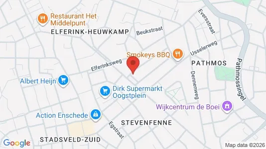 Bedrijfsruimtes for sale i Enschede - kort over placeringen