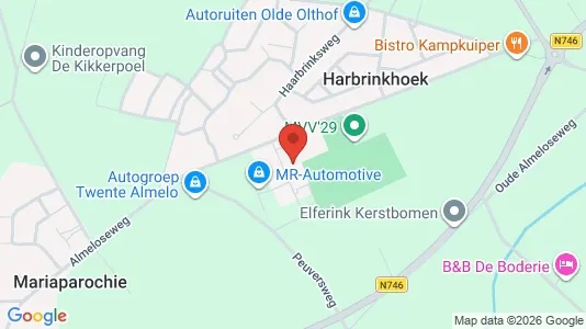 Bedrijfsruimtes for rent i Tubbergen - kort over placeringen