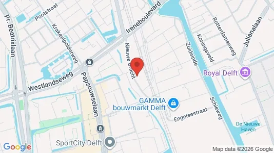Kantorruimte for rent i Delft - kort over placeringen