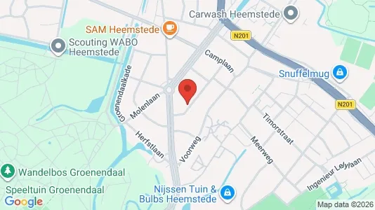 Bedrijfsruimtes for sale i Heemstede - kort over placeringen