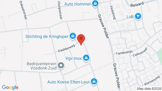 Bedrijfsruimtes for rent i Etten-Leur - kort over placeringen
