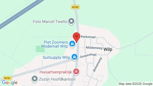 Kantorruimte for rent i Voorst - kort over placeringen
