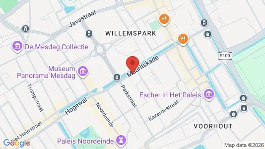 Kantorruimte for rent i The Hague Centrum - kort over placeringen
