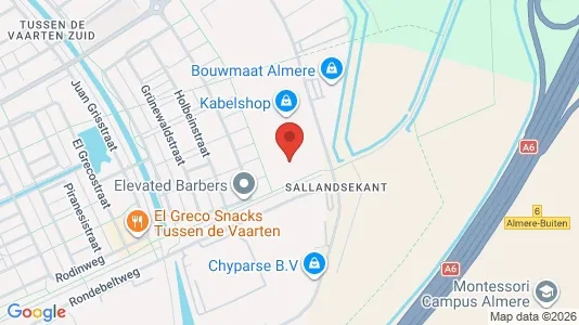 Bedrijfsruimtes for sale i Almere - kort over placeringen