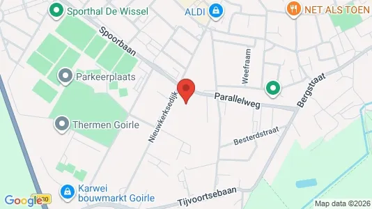 Producties for rent i Goirle - kort over placeringen