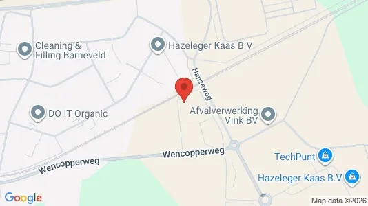 Bedrijfsruimtes for rent i Barneveld - kort over placeringen