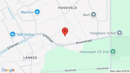 Producties for rent i Uden - kort over placeringen